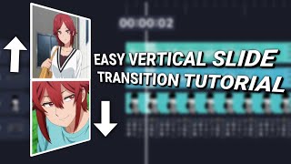 EASY VERTICAL SLIDE TRANSITION TUTORIAL  Alight Motion [upl. by Florida]