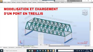 TUT0ROBOT STRUCTURAL ANALYSIS 2021ETUDE DUN PONT EN TREILLIS 1 [upl. by Tsiuqram]