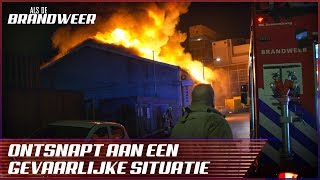 MEGA GROTE industriële brand  Als de Brandweer [upl. by Piero]