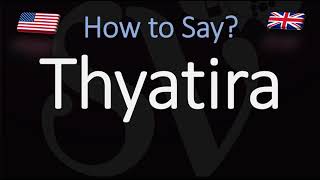 How to Pronounce Thyatira CORRECTLY [upl. by Peedus551]