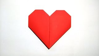 COMO HACER UN CORAZON DE PAPEL Audio Español  How to make a paper heart san valentin [upl. by Annaid]