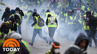 Paris Braces For Riots As Protests Sweep France  TODAY [upl. by Eniaral664]