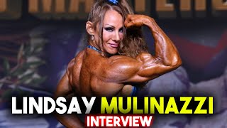 Female Bodybuilder Turns Pro After TWENTYFIVE Years Lindsay Mulinazzi Interview [upl. by Nagaer]