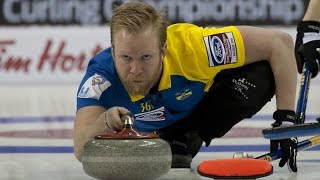 CURLING NORSWE World Mens Chp 2015  Final [upl. by Aitnahs813]