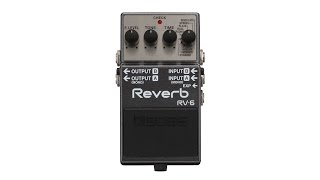 BOSS RV6 Reverb Pedal Review by Sweetwater [upl. by Gyatt554]