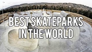 10 BIGGEST Skateparks In The WORLD US UK Canada Australia China [upl. by Lessard]