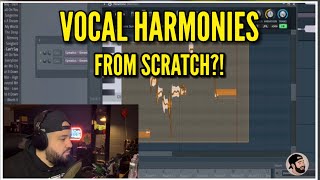 How to make VOCAL HARMONIES FROM SCRATCH with FL Studio [upl. by Erodavlas]