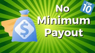 Top 10 Survey Sites With No or Low Minimum Payout Threshold Fastest Paying Sites Revealed [upl. by Ilrak]