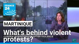 Whats behind violent protests in Frances Martinique • FRANCE 24 English [upl. by Anemix606]