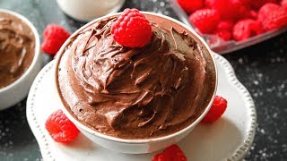 Keto Chocolate Mousse Recipe [upl. by Yborian449]