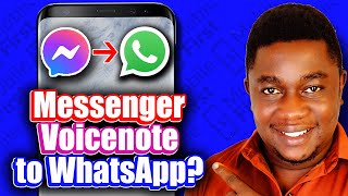 How to Share a Messenger Voice Message to Whatsapp [upl. by Aivirt]