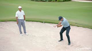 Bunker Technique with Tiger Woods amp Jason Day  TaylorMade Golf [upl. by Aleacim]