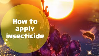 How to apply Imidacloprid insecticide [upl. by Acissj220]