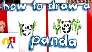 How to Draw a Panda Sitting [upl. by Ecneps]