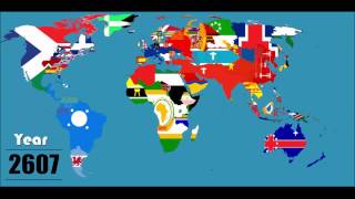 Future of the Earth Flag Timeline 20163800 EVERY YEAR [upl. by Rebe]