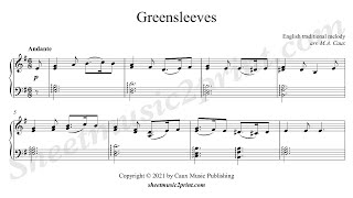 Greensleeves  Piano [upl. by Rellim111]