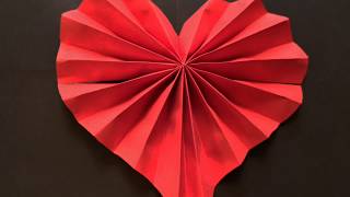 CÓMO HACER UN CORAZÓN DE PAPEL♥️  Origami fácil [upl. by Ane]