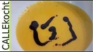 Cremige und duftende Kürbissuppe  Rezept für Kürbiscremesuppe [upl. by Coffin]