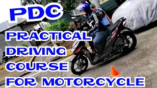 PRACTICAL DRIVING COURSE OR PDC FOR MOTORCYCLE ¦ MOTORCYCLE DRIVE TEST [upl. by Bryant]