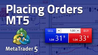 How to Place Orders on MetaTrader 5 [upl. by Herv]