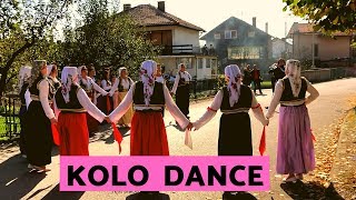 Bosnian Traditional Folk Dance  Bosnian Kolo Dance  How to Dance Bosnian Kolo [upl. by Sarazen]