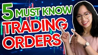 5 Types of ORDERS You Must Know For Trading [upl. by Annotahs]