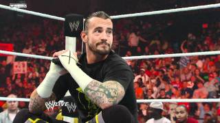 Raw CM Punk demands a WWE Championship Match [upl. by Sclater538]