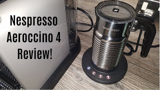 Nespresso Aeroccino 4 Milk Frother Review  Worth upgrading from the Aeroccino 3 [upl. by Idnil716]