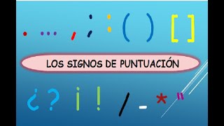 Los Signos de Puntuación DEFINICIÓN TIPOS USOS Y EJEMPLOS [upl. by Akimrehs]