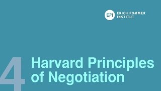 The Harvard Principles of Negotiation [upl. by Elleimac883]