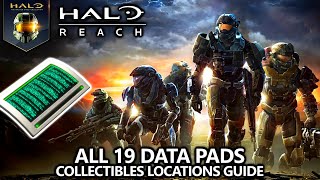 Halo Reach  All 19 Data Pads  Collectibles Locations Guide  Canonical Conundrum Achievement Guide [upl. by Yahs518]