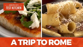 Take a Trip to Rome with Pizza al Taglio and Pasta alla Gricia [upl. by Ellerahc]