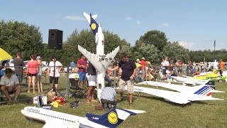 Amazing Giant RC Airliner Meeting [upl. by Obau]