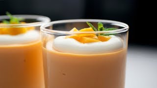 Only 3 Ingredient Mango Mousse Recipe In 15 Minutes [upl. by Atrebor]