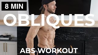 8 MIN OBLIQUES WORKOUT  OBLIQUE WORKOUT  OBLIQUE ABS WORKOUT [upl. by Letreece]