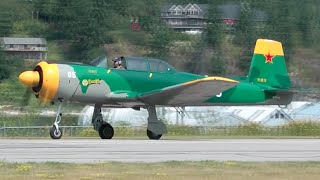 Nanchang CJ6 FlyBy and Landing [upl. by Eveneg]