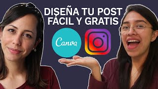 Cómo Crear Posts Para Instagram Usando Canva [upl. by Tnert844]