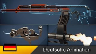 AK47  So funktioniert ein Gewehr Animation [upl. by Neelcaj]