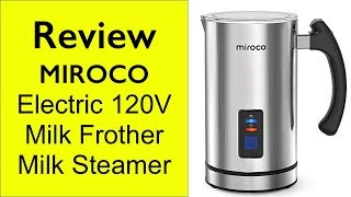 Review Miroco Milk Frother  How to make froth milk at home [upl. by Nojel]