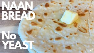 HOW to make the softest NAAN BREAD  NO YEAST  NO OVEN  SELF RISING FLOUR [upl. by Oeramed]