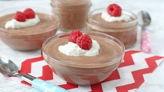 Greek Yogurt Chocolate Mousse  Healthy Dessert Recipe [upl. by Jerol]