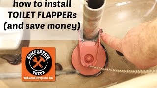 How to Replace a Toilet Flapper Valve [upl. by Avlasor]