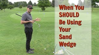 GOLF When You SHOULD Be Using Your Sand Wedge [upl. by Petta588]