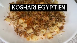 KOSHARI ÉGYPTIEN 🍽 la recette Simple et Facile [upl. by Sido]