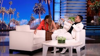 Chrissy Teigen Scares Guest Host John Legend [upl. by Lunt]