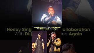 Honey Singh Announce Collab With Diljit Dosanjh In Lucknow Concert honeysingh honeysinghluknow [upl. by Ahtenek]