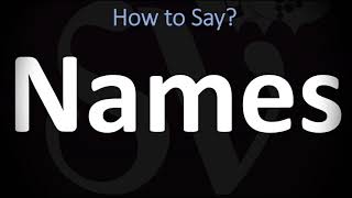 How to Pronounce Names CORRECTLY [upl. by Bonnee]