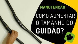 Como aumentar o tamanho do guidão da bike MTB Pedaleria [upl. by Analaj]