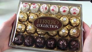 Ferrero Chocolate Collection UNBOXING Rocher  Rafaello  Rondnoir [upl. by Negeam]