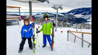 Narty z dziećmi Białka Tatrzańska Małe Ciche Bachledova Dolina Aqua Park Zakopane i Termy Bania [upl. by Colfin]